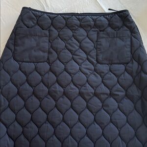 Alp N Rock Black Quilted A-Line Skirt
